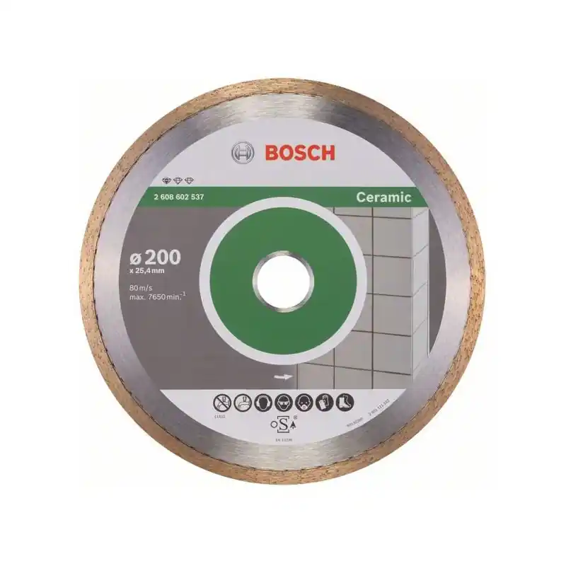 Disque à tronçonner diamanté Standard for Ceramic D. 200 x 25,4 mm