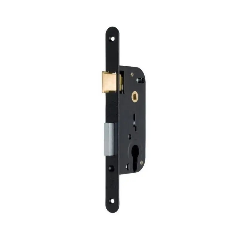 Serrure de sûreté à larder Multibat têtière bouts ronds Axe 40 mm Clé