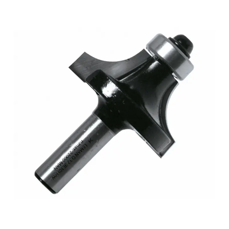 Mèche défonceuse 1/4 de rond guide D.26x13 mm queue 6 mm
