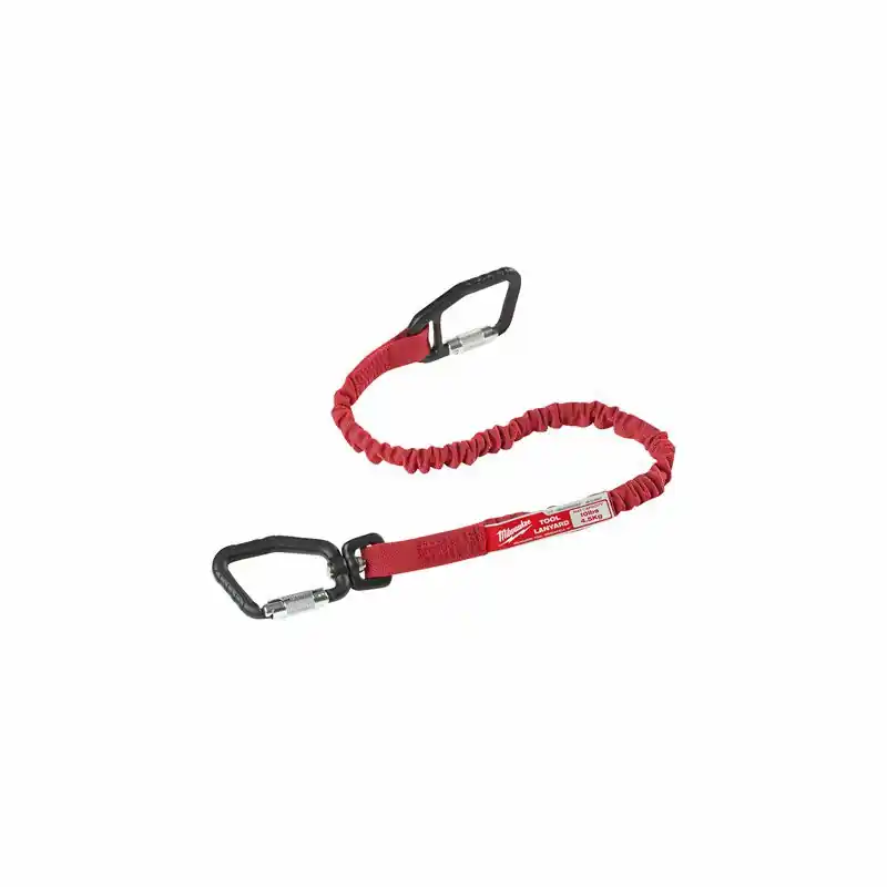 Lanière de sécurité quick connect charge 4.5 kg couleur rouge