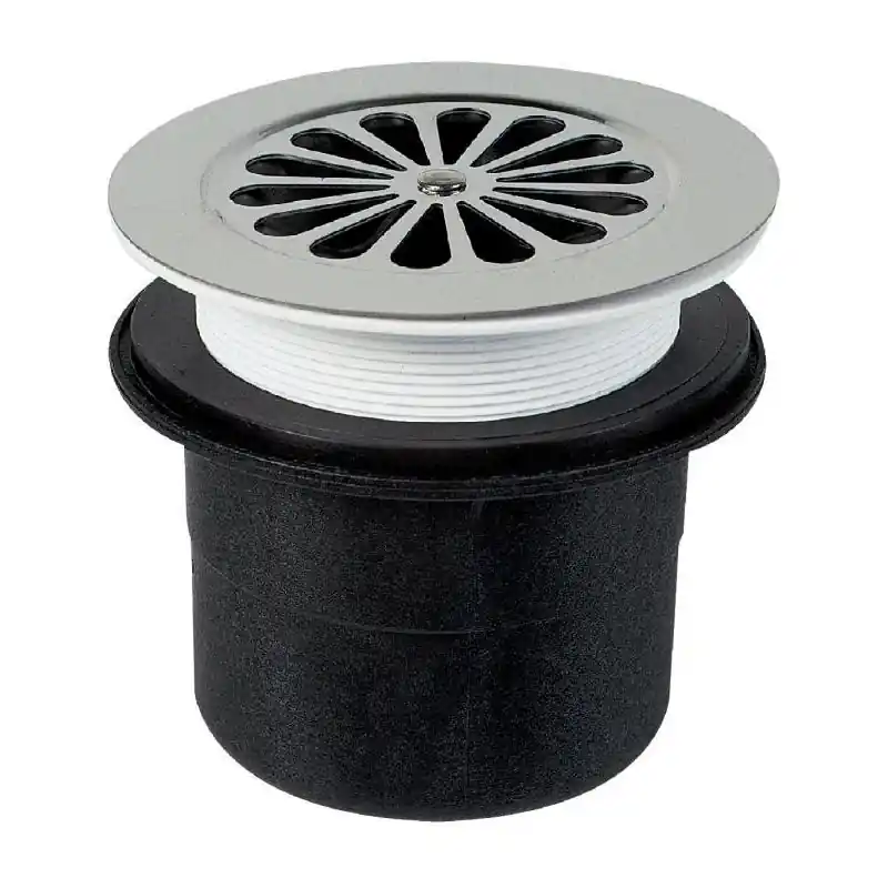 Bonde à grille pour orifice Diam 90 mm verticale