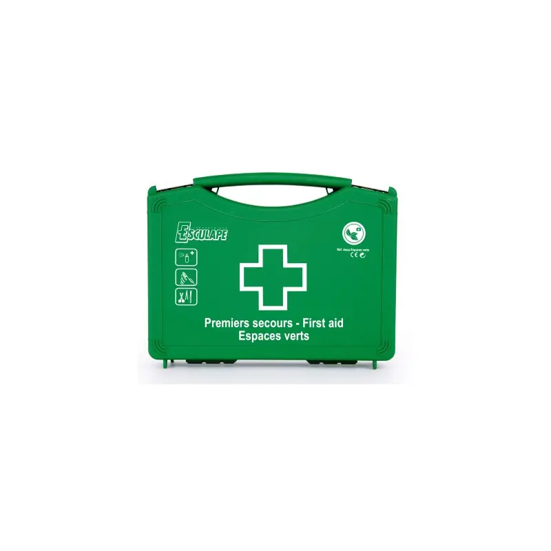 Mallette secours métiers et espacesVerts polyproVert ASEP ESPACESVERTS