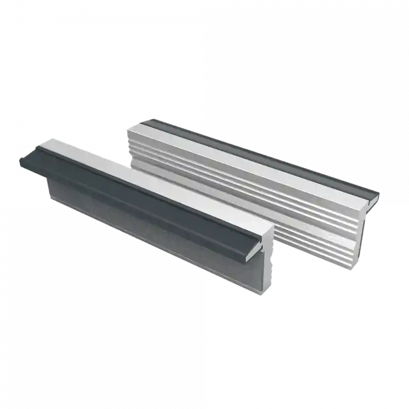 Paire mâchoires rechange aluminium bande magnétique 125 mm 833AJ-5