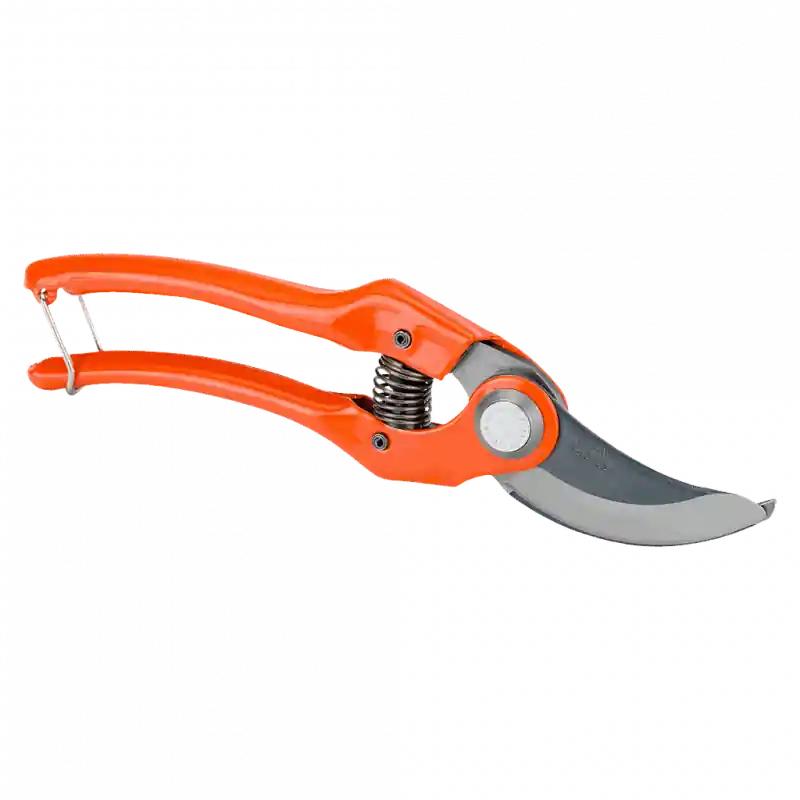 Sécateur multi-usages 18cm lames croisantes poignées acier pressé embo