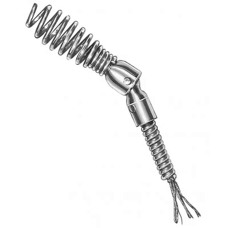 Vrille articulé Diam 6.35 mm pour déboucheur manuel VAL 25