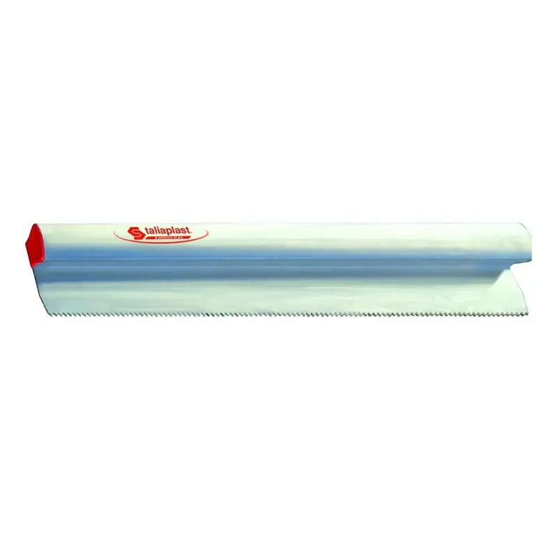 Règle 380606 en alu crantée forme "h" profil fermé 1,2m Taliaplast