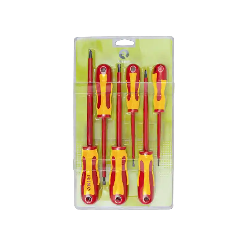 Jeu de 6 tournevis isolés pour vis à fente et vis Phillips 459V-6-B