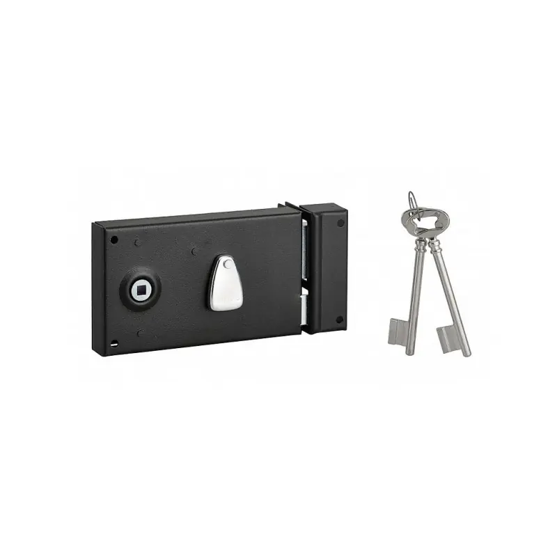 Serrure en applique PDT 1/2 tour 140 x 82 mm droite 2 clés 500111
