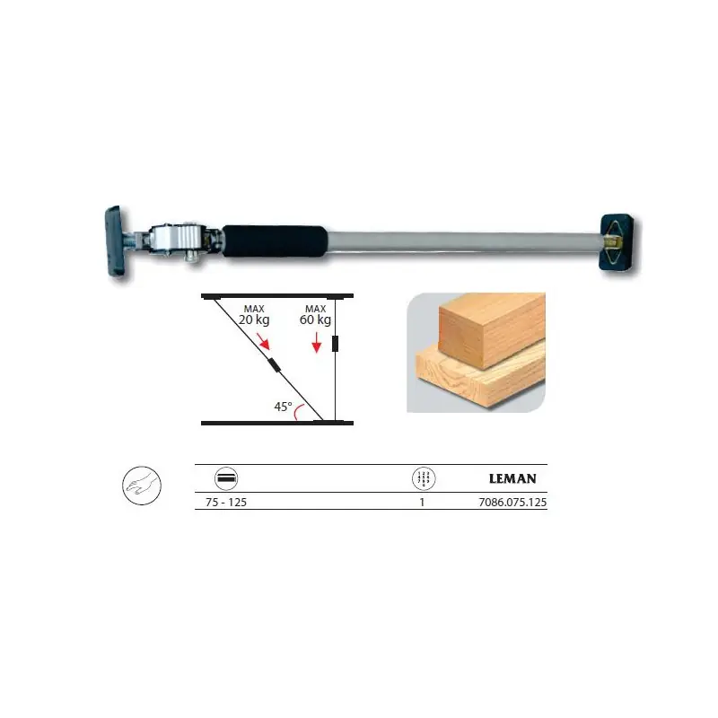 Presse extensible 75 à 125 cm 7086.075.125