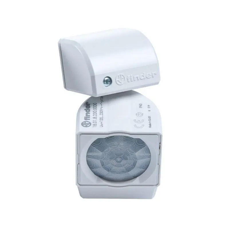 Détecteur de mouvement blanc à infrarouge IP40