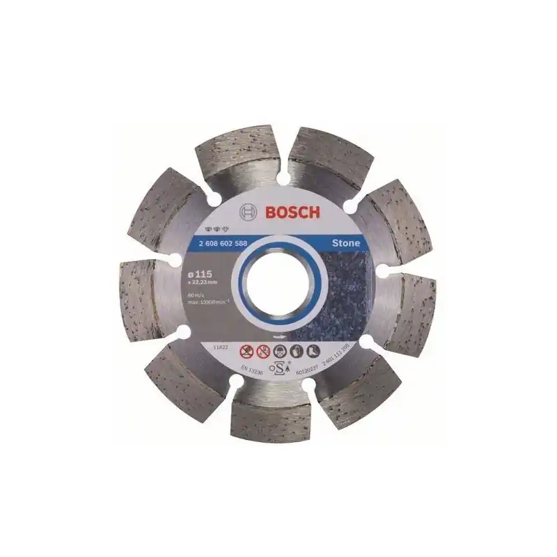 Disque à tronçonner diamanté pour pierre et béton Diam125mm alésage 22