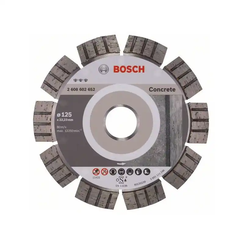 Disque à tronçonner diamanté Best for Concrete 125 x 22,23mm