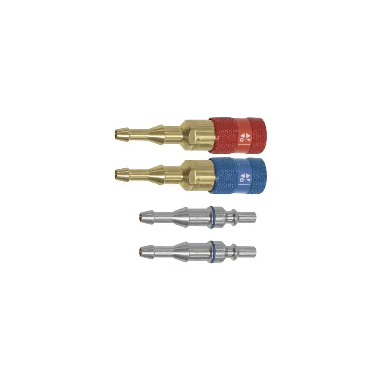 Lot de 2 raccords rapides OX & AD 4 colliers Diam 6.3 mm
