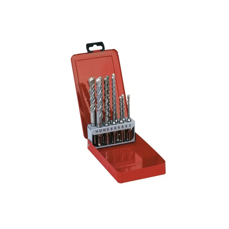 Coffret métal de 10 forets SDS-plus