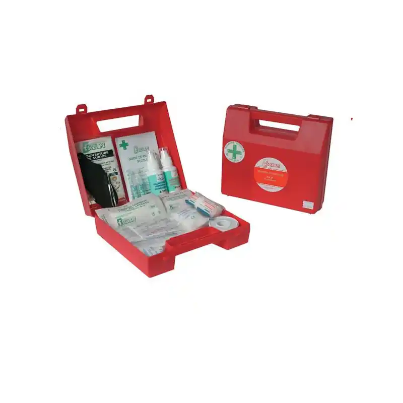Trousse de secours BTP (10 pers) en mallette ASEP BTP10