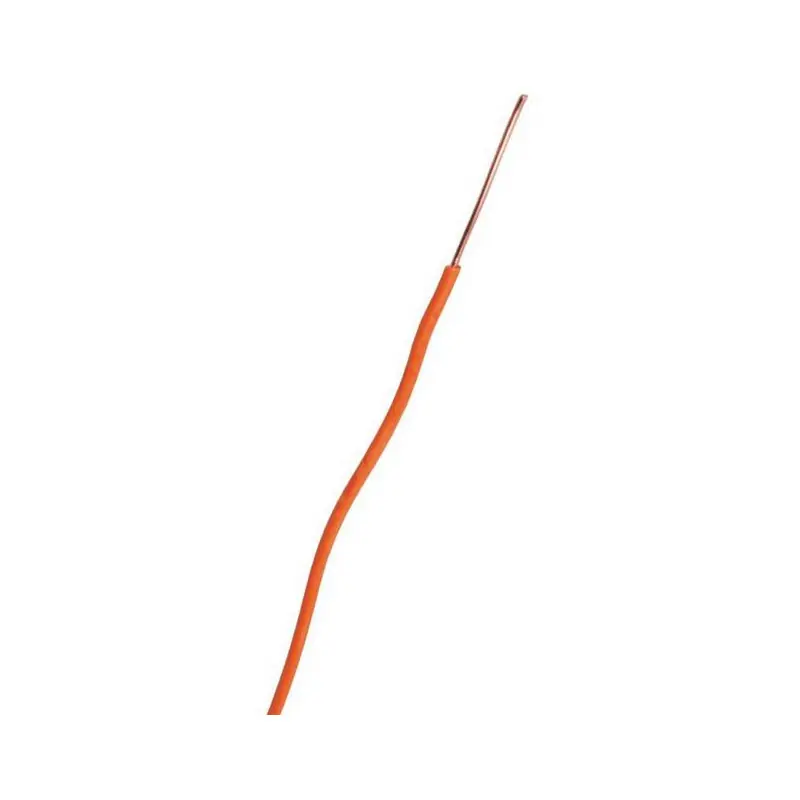 Fil rigide domestique H07 V-U orange 2,5 mm² Diam 3,9 mm