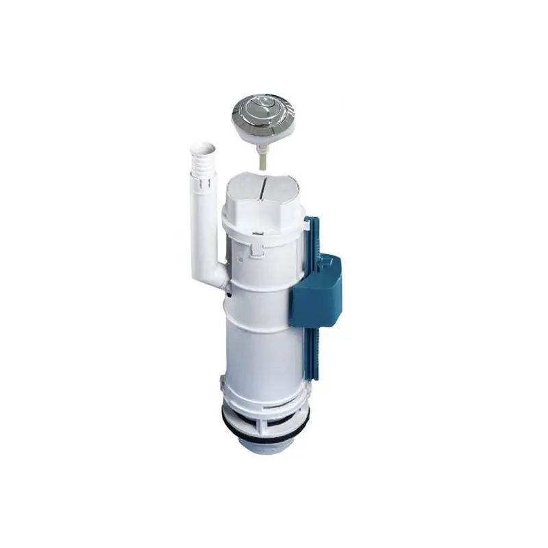 Mécanisme WC éco 3/6 L avec double bouton poussoir chromé sortie unive