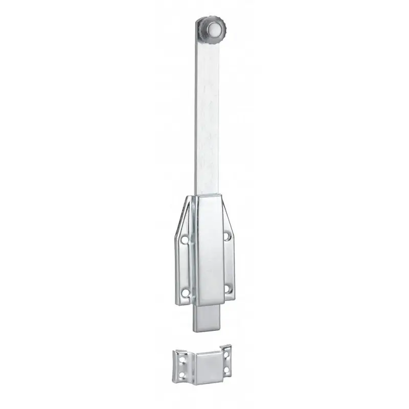 Verrou à plaquer 250 mm zingué blanc 28022