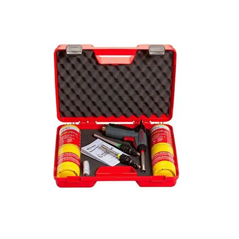 Valisette rougeVulcane Express Multi Plomberie Chauffage 3 lances allu
