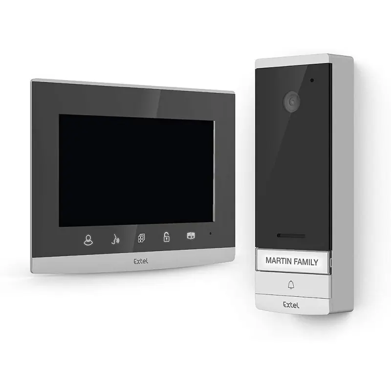Visiophone wave sans fil 720313 connecté 350m maxi 7" Extel