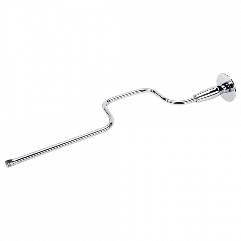 Vilebrequin carré conducteur 3/8‘‘ avec poignée rotative en acier 7752