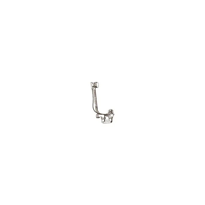 Vidage Diam 52 mm volant ABS clapet laiton recouvrant chromé R6075AA