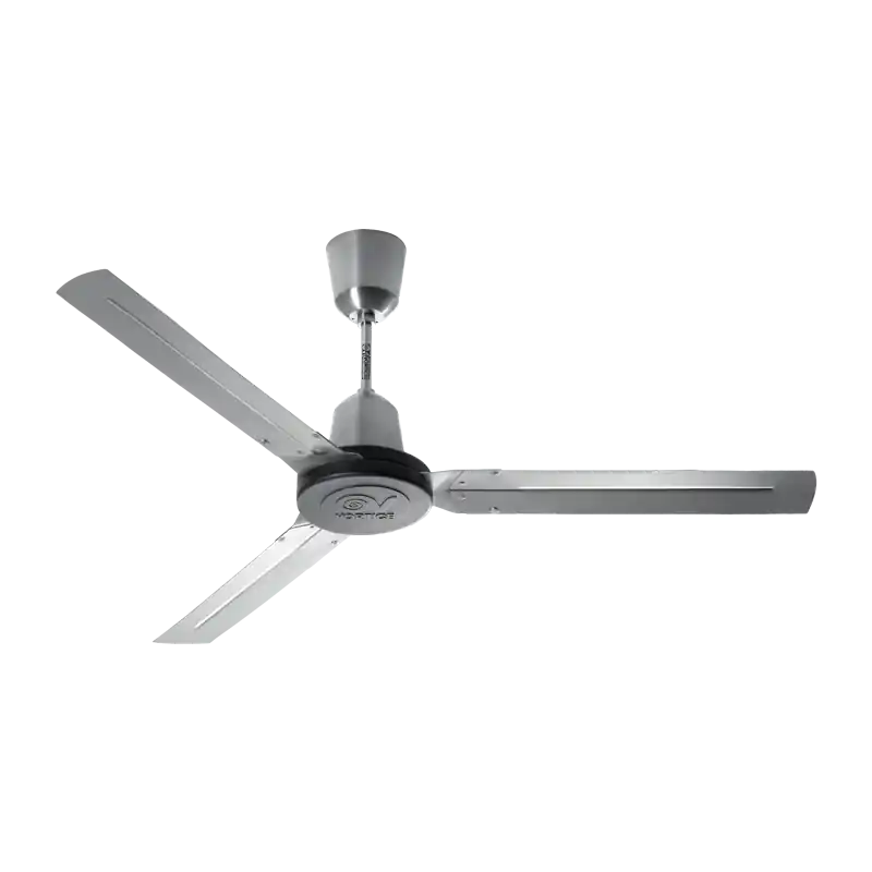 Ventilateur plafonnier réversible inox 200cm 85W 22050m3/h Nordik Heav