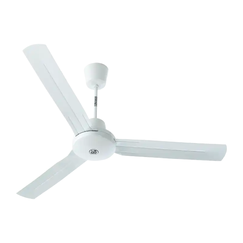 Ventilateur plafond réversible 140cm 70W 13500m3/h couleur blanc Nordi