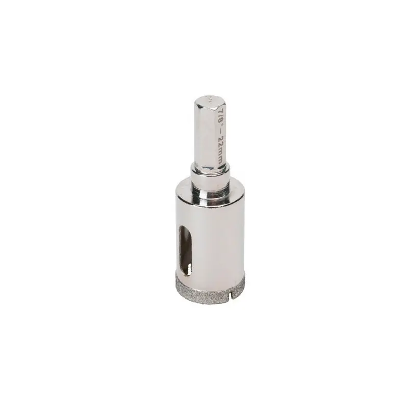 Trepan Diamant A Eau L. 35mm D.8 Tige 6 Mm Ronde
