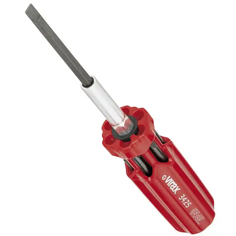 Tournevis à 7 embouts 185 mm (Torx T10, T15, T20, T25, T27, T30, T40)