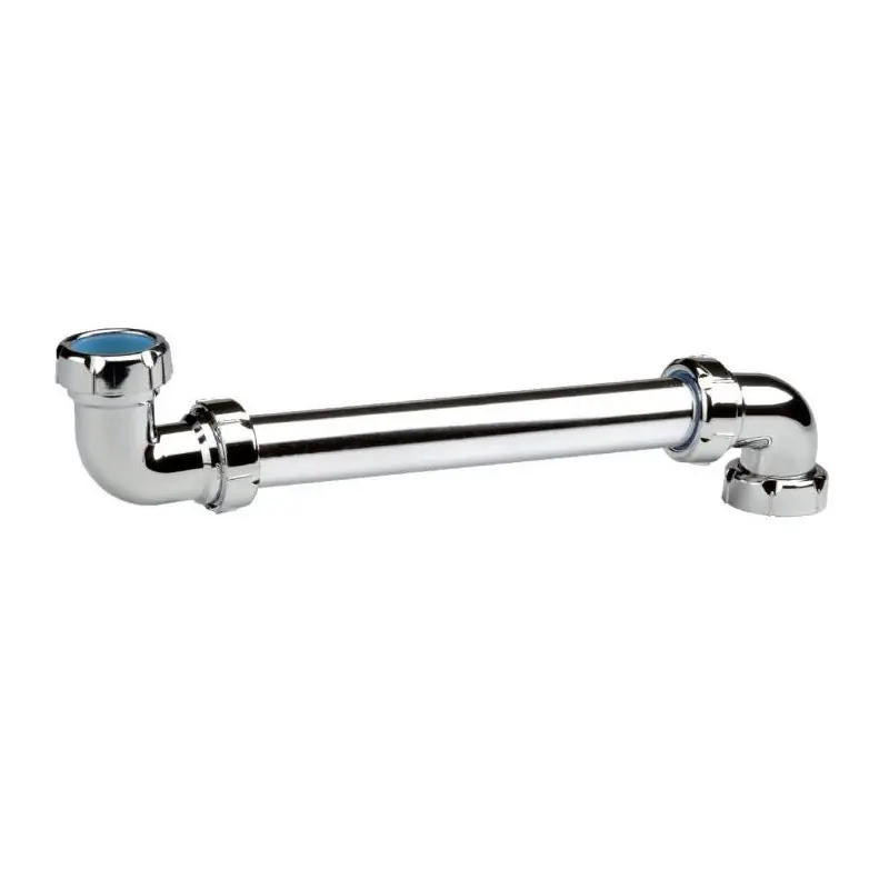 Tubulure 1‘‘1/4 chromée gain de place Long. 268 mm