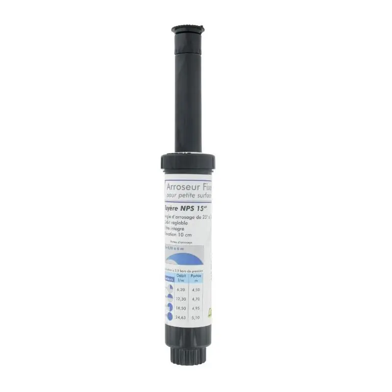 Tuyère 28,75 l/min portée 5,95 m NPS15