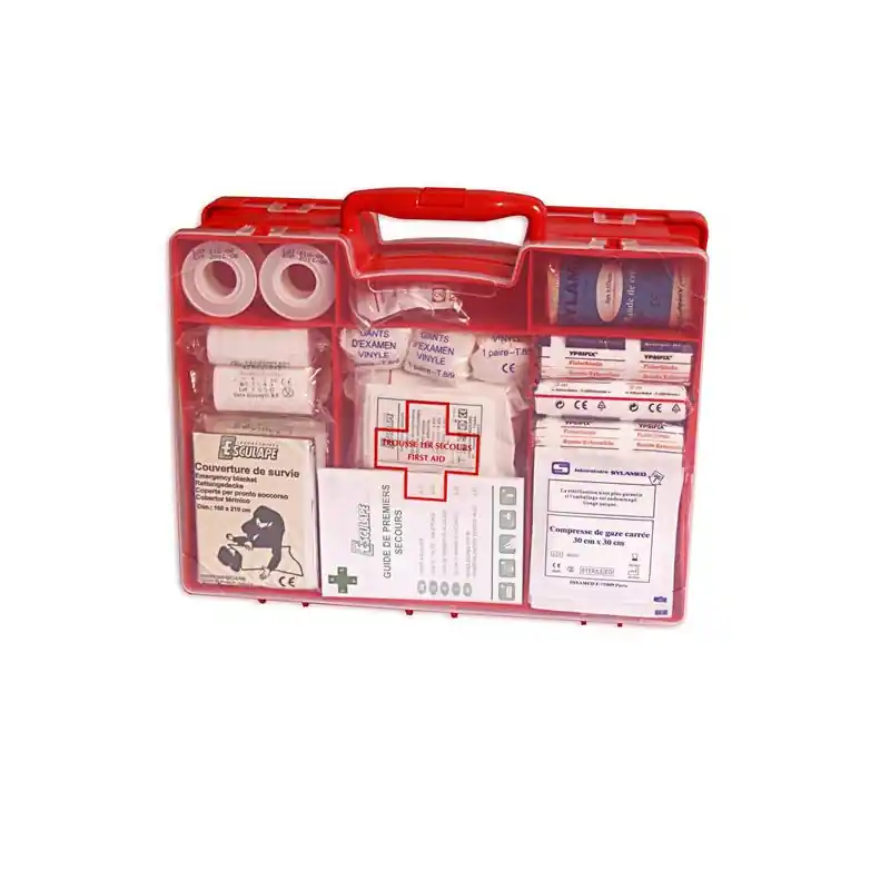Trousse secours Multi Activités (30 pers) valise Support Mural ASEP ma