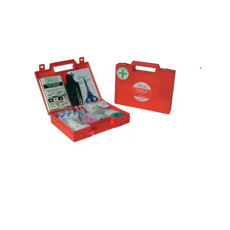 Trousse de secours BTP (5 pers) en mallette ASEP BTP 5
