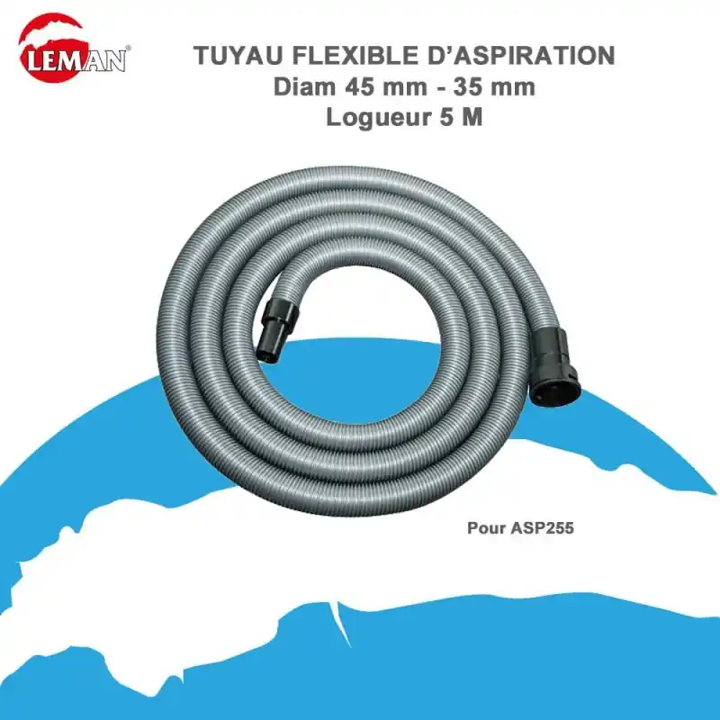 Tuyau Flexible D ‘Aspiration D.45-35mm 5m