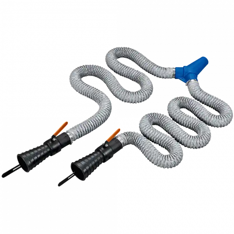 Tuyau double échappement pour BUCPE 2,5 m BUCPE3SDH