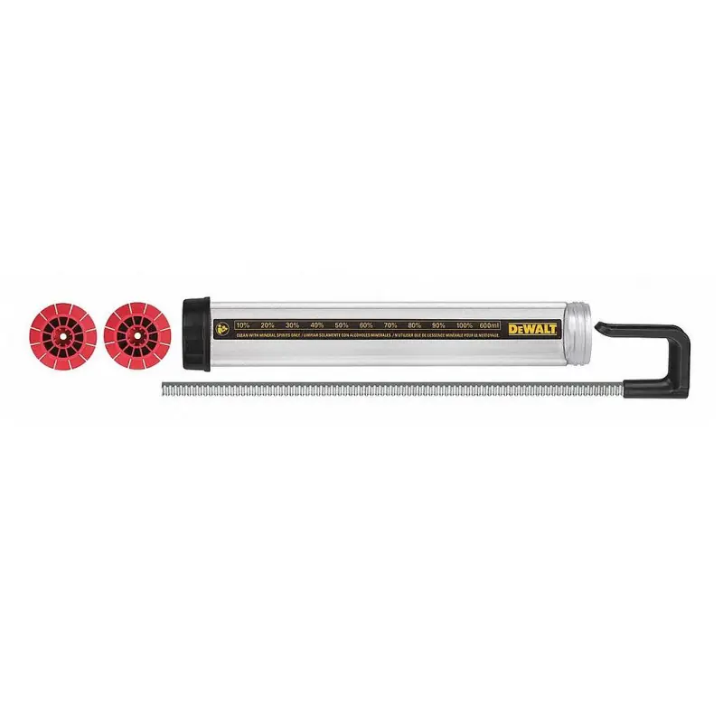 Tube transparent pour pistolet à mastic 600 ml