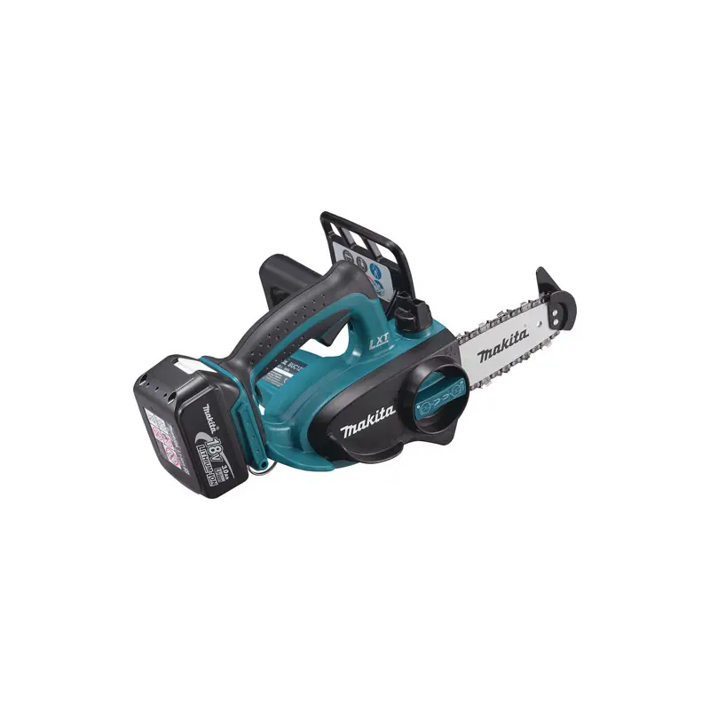 Tronçonneuse d‘élagage à batterie 18V 2x5Ah Li-Ion guide 115mm DUC122R