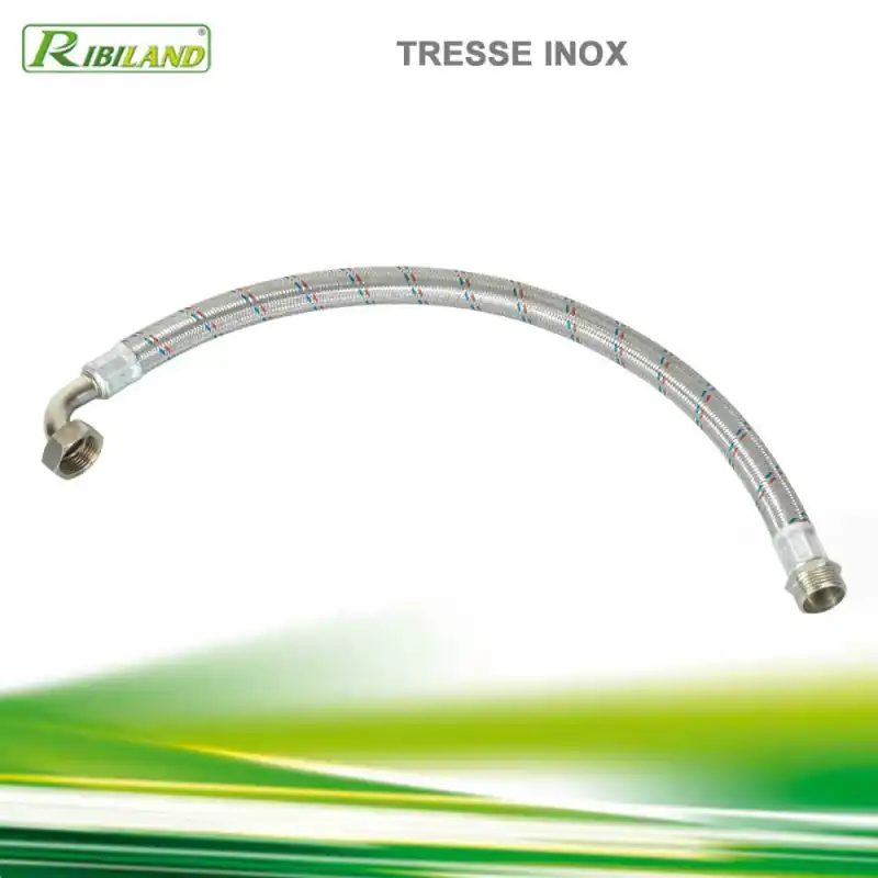Tuyau tresse felxible 70 cm 1"M x 1 F (pour raccord surpresseur)