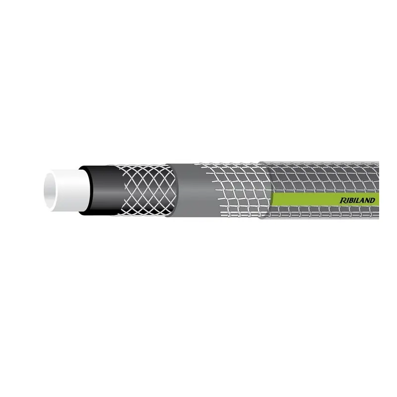 Tuyau d‘arrosage guipé tricoté antivrille TUBI‘XTRA 6 couches 15mm 25