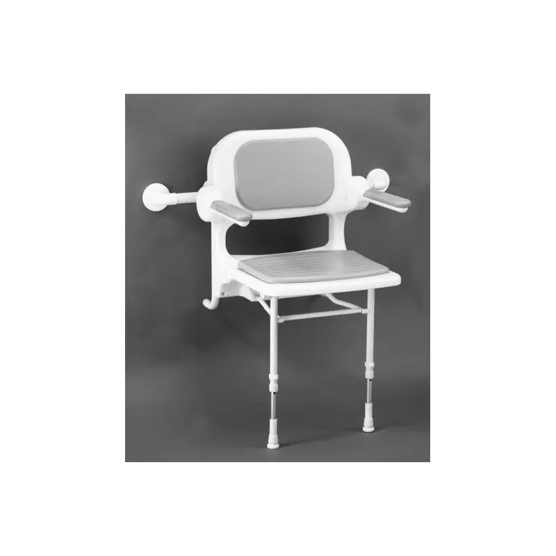 Siège 2000 amovible à poser sur barre gris (accessibilité PMR)