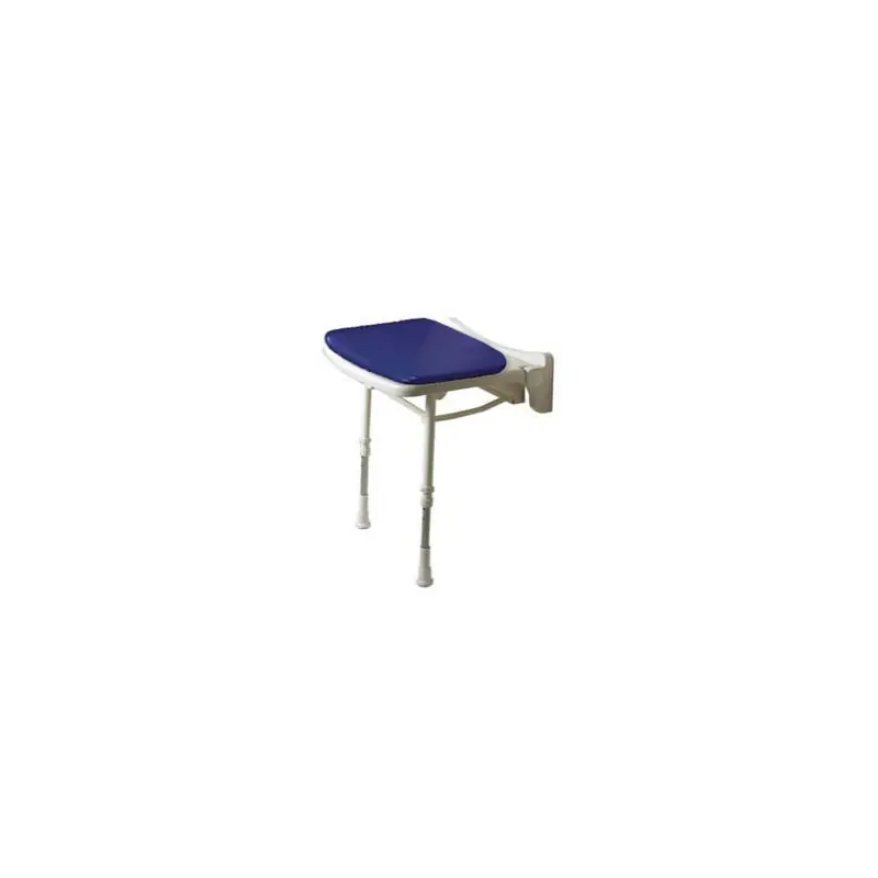 Siège de douche rembourré rabattable bleu Série 4000 (accessibilité PM
