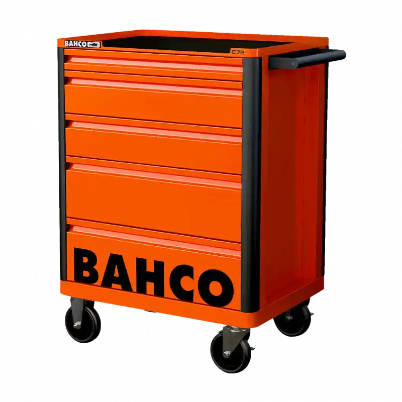 Servante "storage HUB" E72 26" 5 tiroirs orange charge 600 kg 952x510x