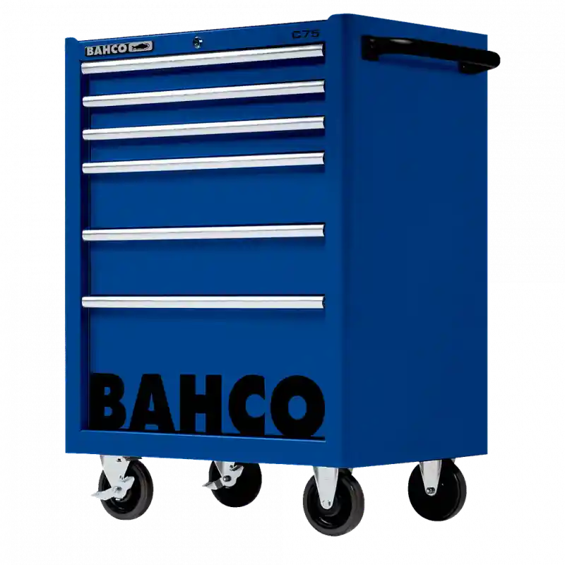 Servante classique C75 6 tiroirs bleu charge 600 kg 986x501x763mm 1475