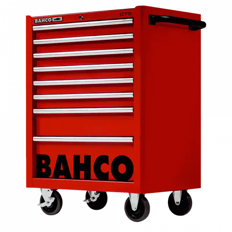 Servante classique C75 26" 8 tiroirs rouge charge 600 kg 986x501x763mm