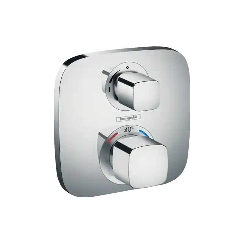 Set finition mitigeur thermostatique Ecostat E encastré robinet d‘arrê