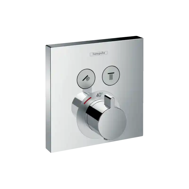 Set finition mitigeur thermostatique ShowerSelect encastré 2 fonctions