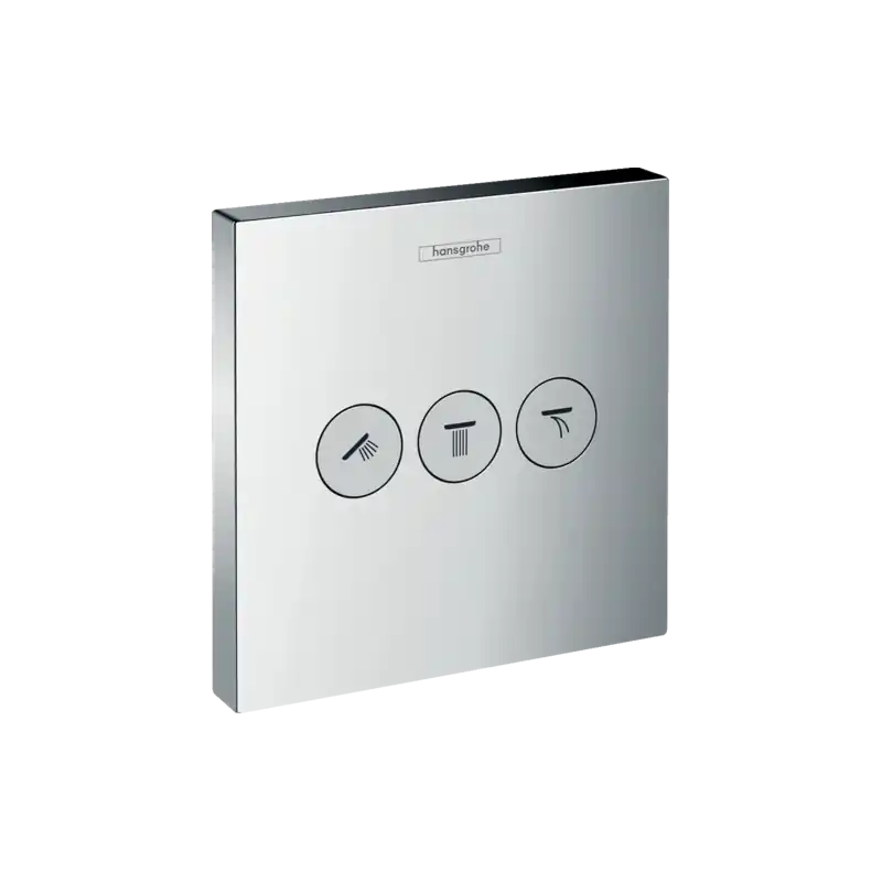 Set de finition Robinet d‘arrêt ShowerSelect pour 3 fonctions chromé