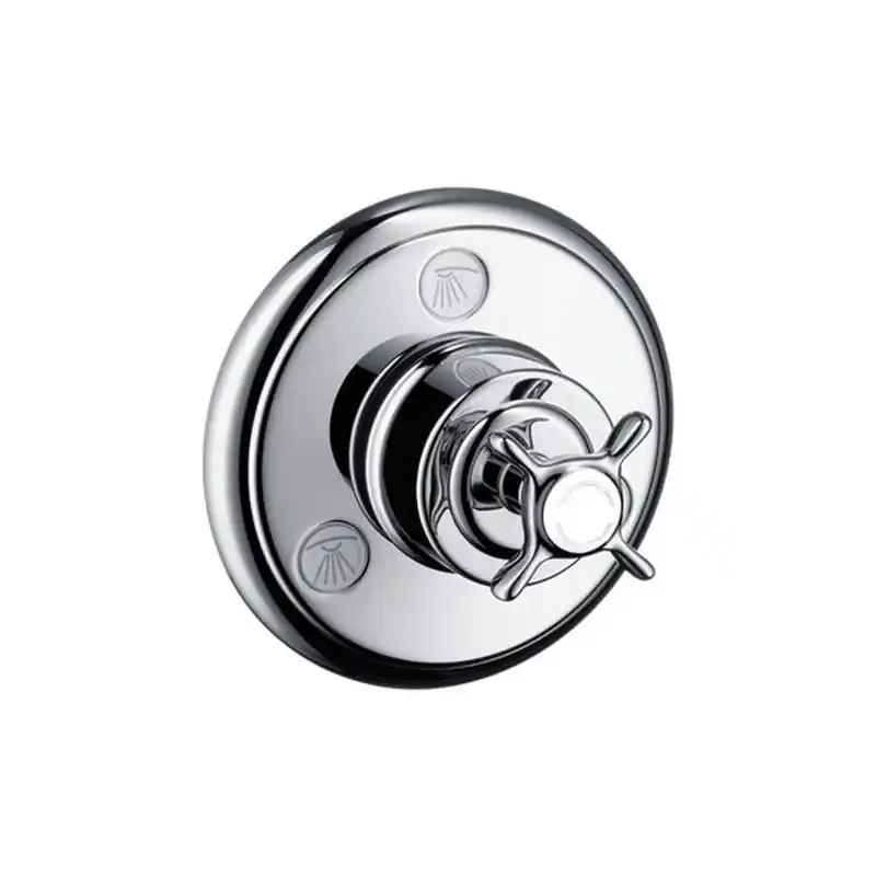 Set Montreux robinet d‘arrêt/inverseur Trio et Quattro 3/4" nickel bro