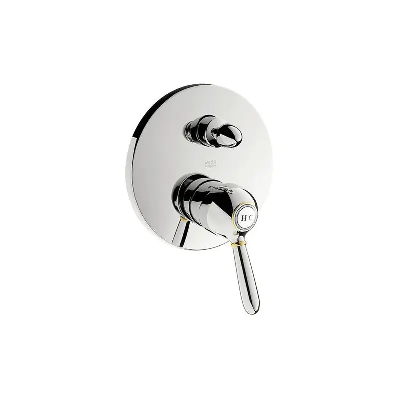 Set de finition Carlton pour mitigeur bain/douche encastré chromé/or